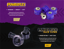 Tablet Screenshot of powerflex.co.uk