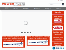 Tablet Screenshot of powerflex.as